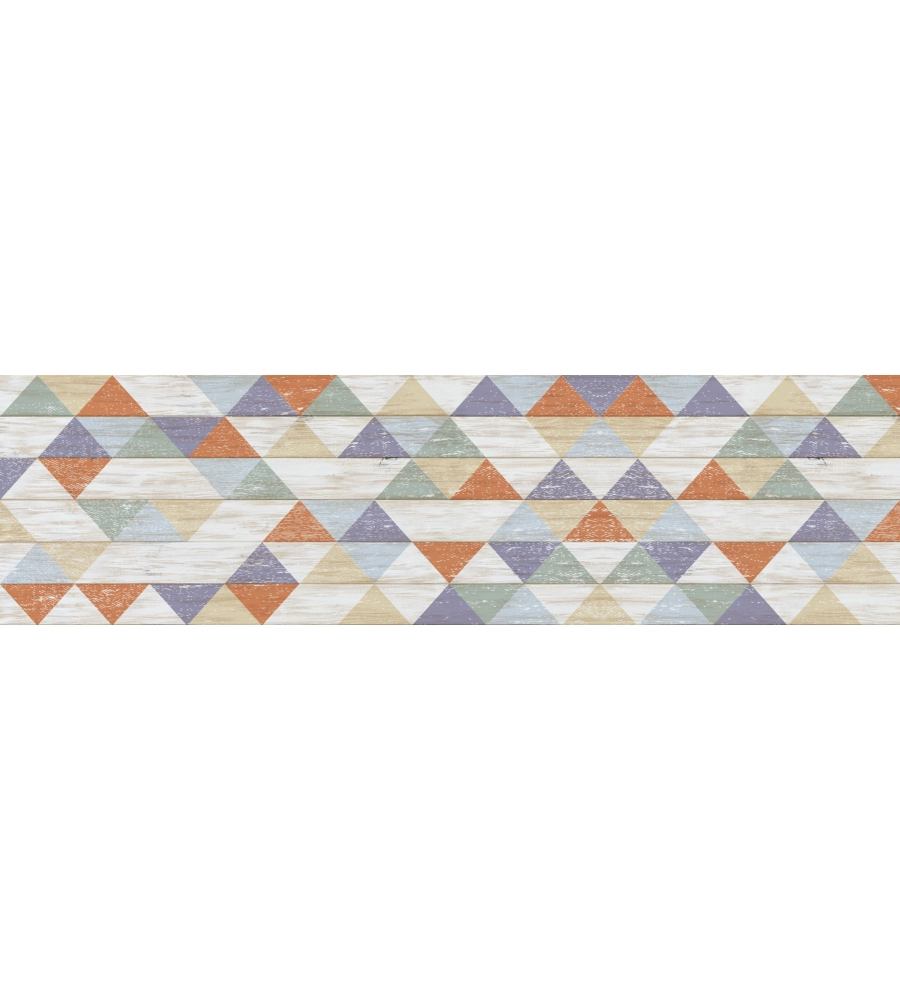 RUNNER IN VINILE COLOUR WOOD, 50X180 CM