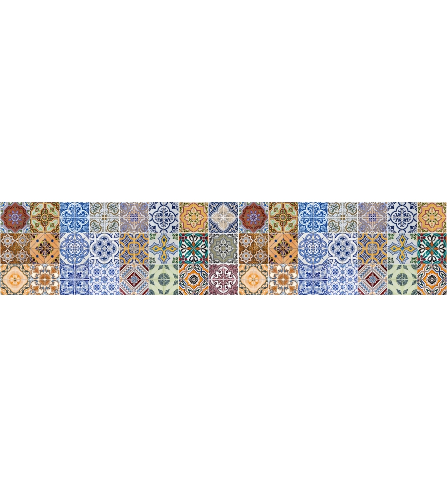 RUNNER IN VINILE SPRING TILE CARPET, 50X240 CM