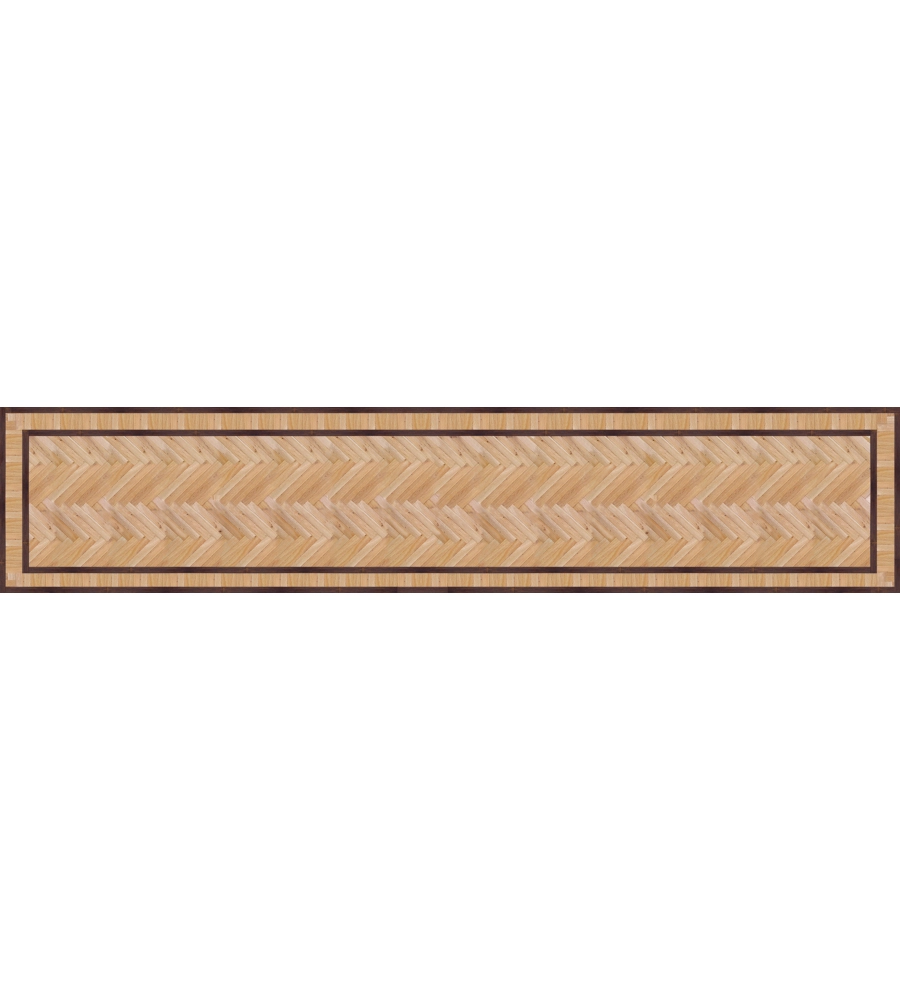 RUNNER IN VINILE OLD STYLE PARQUET, 50X240 CM