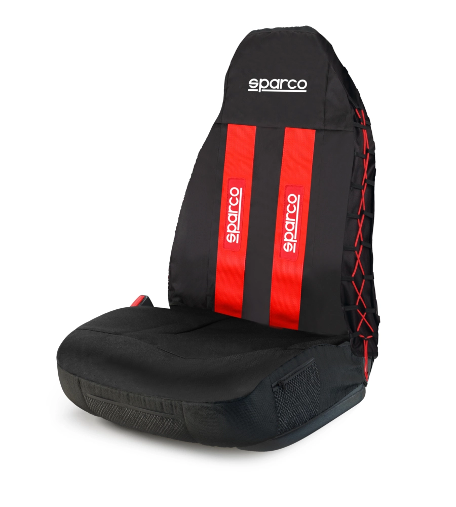 COPRISEDILE UNIVERSALE PER AUTO SPARCO ROSSO