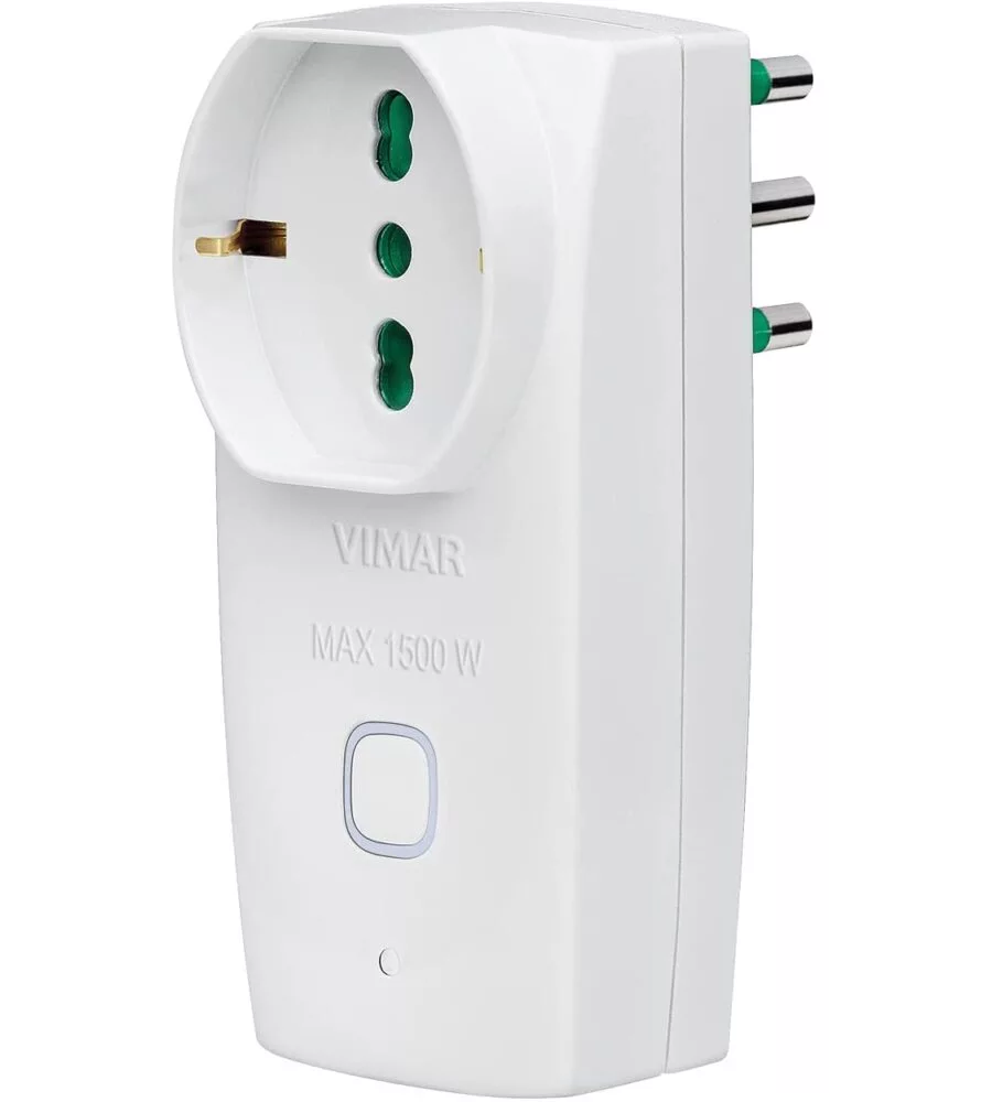 PRESA SMART WIFI ADATTATORE MULTIPLO COMPATIBILE CON ALEXA E GOOGLE HOME - VIMAR