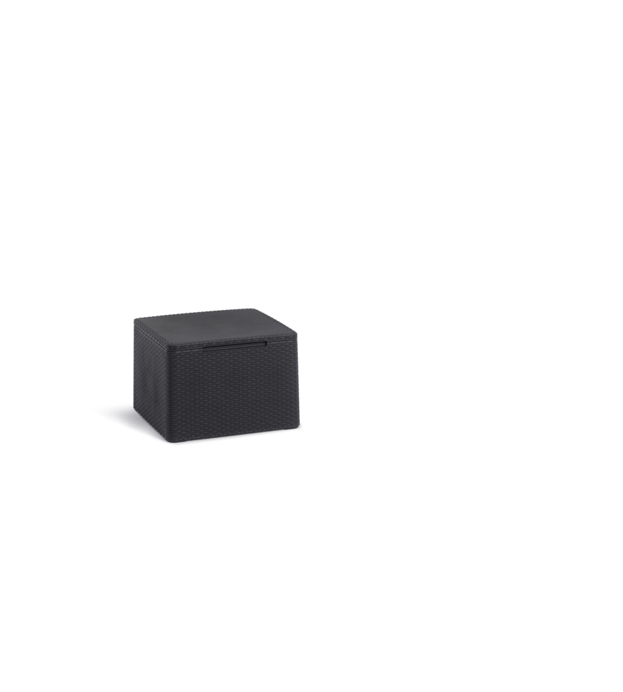 SET KETER "CLAIRE LOUNGE" DA ESTERNO CON DUE DIVANI A DUE POSTI E UN TAVOLO 55,5X55,5 COLOR GRAFITE - K253445