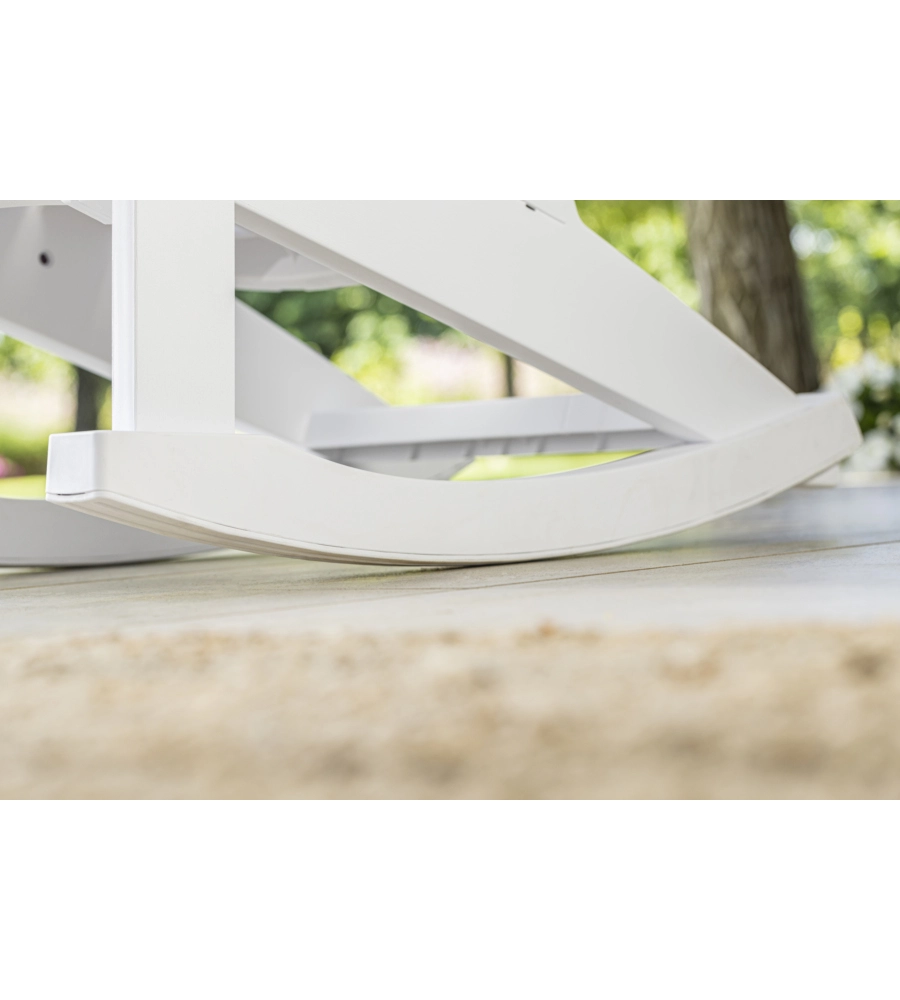 SEDIA DA ESTERNO DONDOLO "ROCKING" COLORE BIANCO, 80,.5X92X100,5 CM - KETER