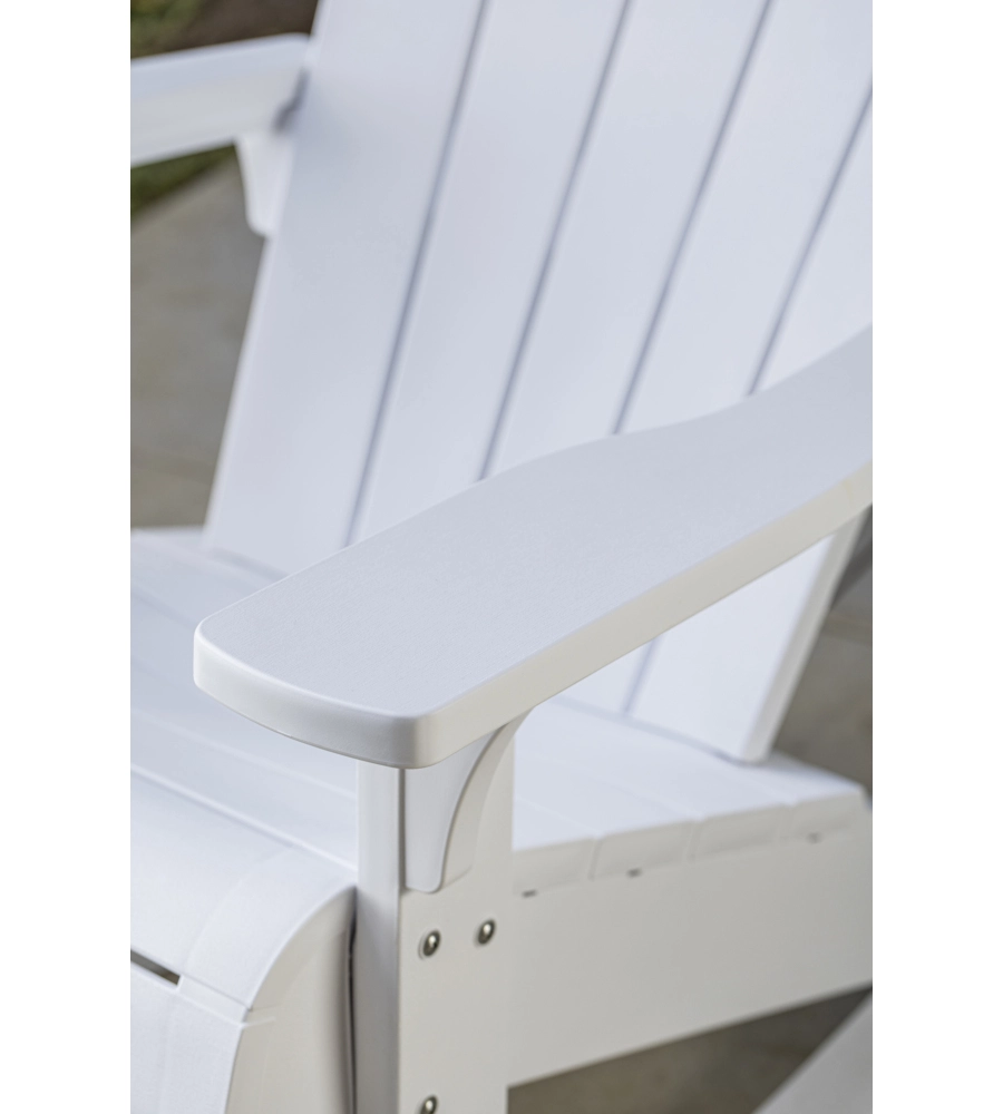 SEDIA DA ESTERNO DONDOLO "ROCKING" COLORE BIANCO, 80,.5X92X100,5 CM - KETER