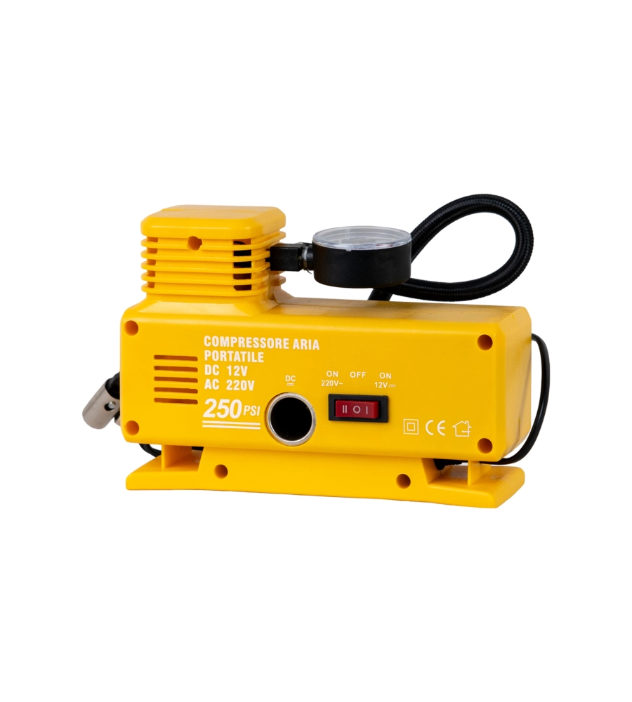 COMPRESSORE ARIA PORTATILE SYSTEM+ 12V/220V