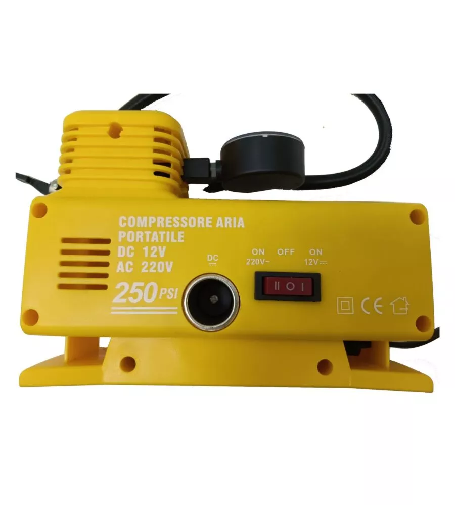 COMPRESSORE ARIA PORTATILE SYSTEM+ 12V/220V