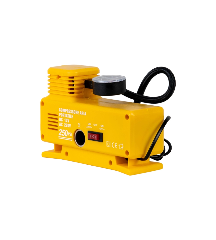 COMPRESSORE ARIA PORTATILE SYSTEM+ 12V/220V