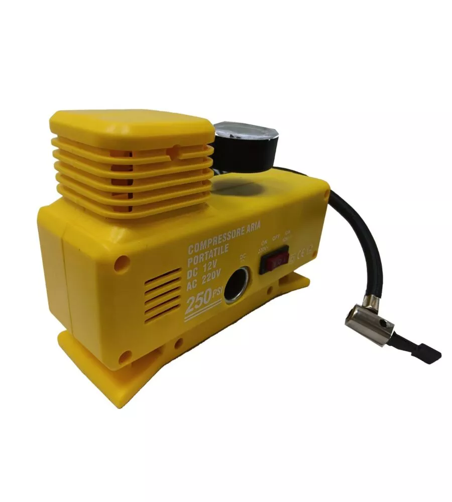 COMPRESSORE ARIA PORTATILE SYSTEM+ 12V/220V