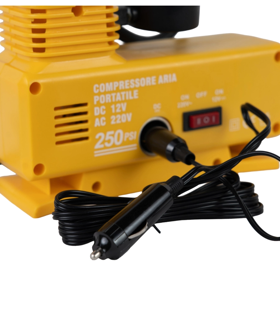 COMPRESSORE ARIA PORTATILE SYSTEM+ 12V/220V