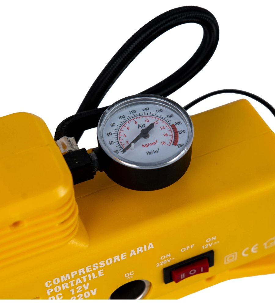 COMPRESSORE ARIA PORTATILE SYSTEM+ 12V/220V