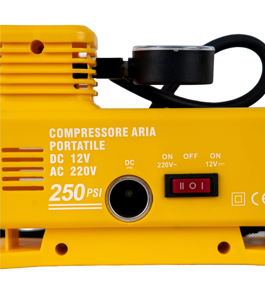 COMPRESSORE ARIA PORTATILE SYSTEM+ 12V/220V