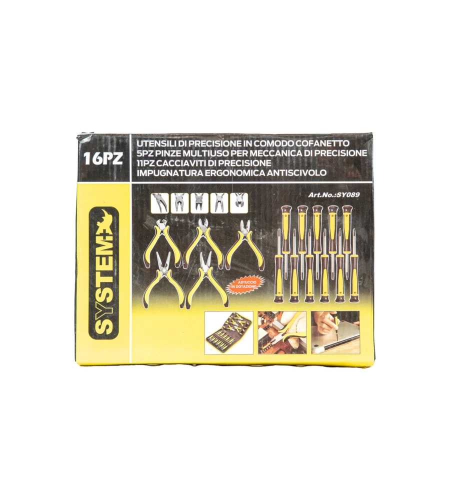 SET UTENSILI E PINZE DI PRECISIONE