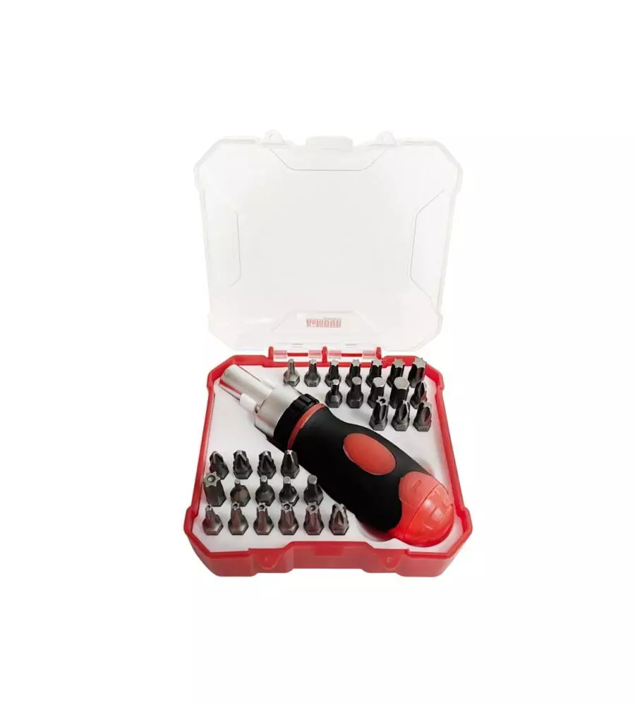 SET 13 PEZZI CHIAVE A CRICCHETTO CON INSERTI