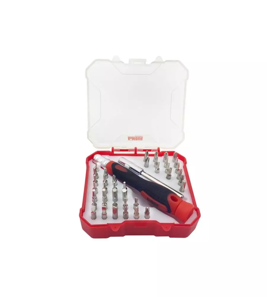 SET 41 PEZZI CACCIAVITI DI PRECISIONE, INSERTI E BUSSOLE