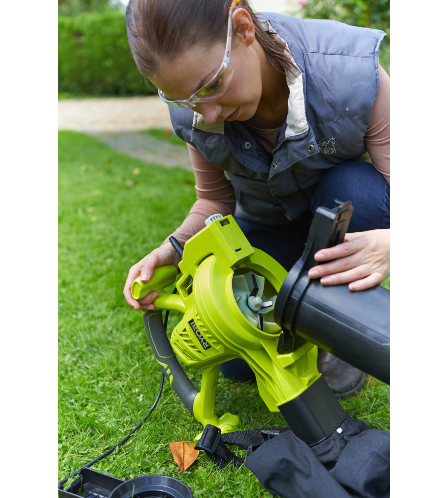 ASPIRATORE SOFFIATORE ELETTRICO RYOBI RBV2800CSV 2800W