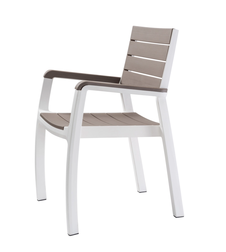 SET 2 SEDIE DA GIARDINO KETER "HARMONY" IN POLIPROPILENE CAPPUCCINO 59X60X86 CM