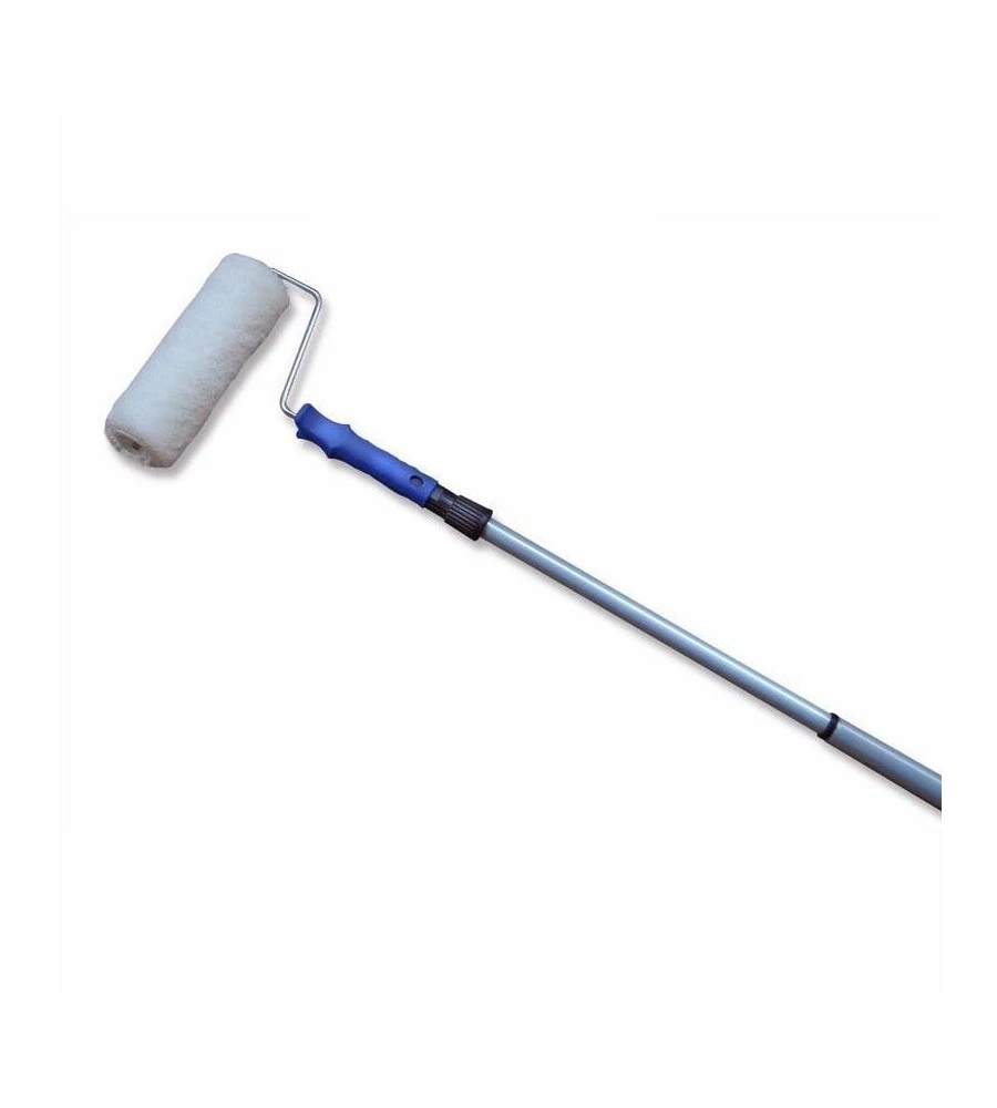 KIT RULLO PER PITTURA IN FIBRA ACRILICA CON PERTICA TELESCOPICA DA 110 A 200 CM