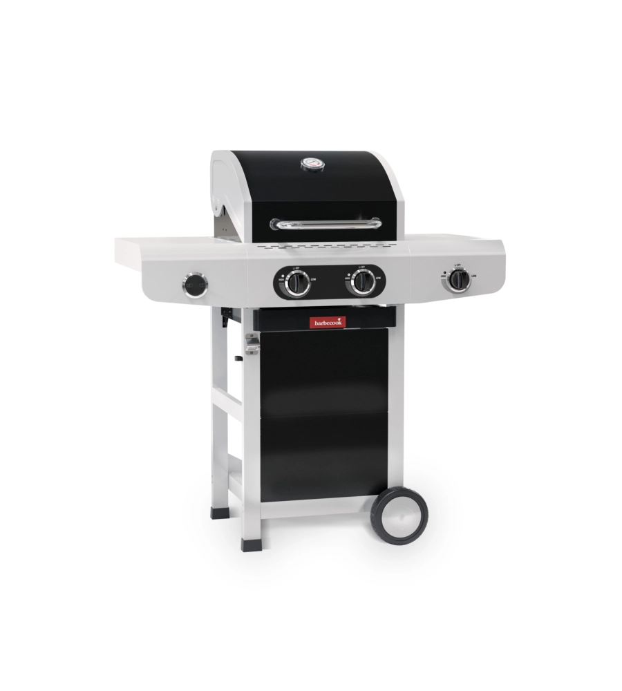 BARBECUE A GAS BARBECOOK "SIESTA 210" CON FORNELLO LATERALE 2 BRUCIATORI