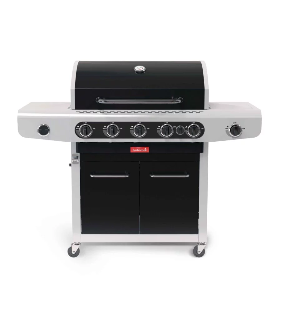 BARBECUE A GAS BARBECOOK "SIESTA 612" CON FORNELLO LATERALE 5 BRUCIATORI