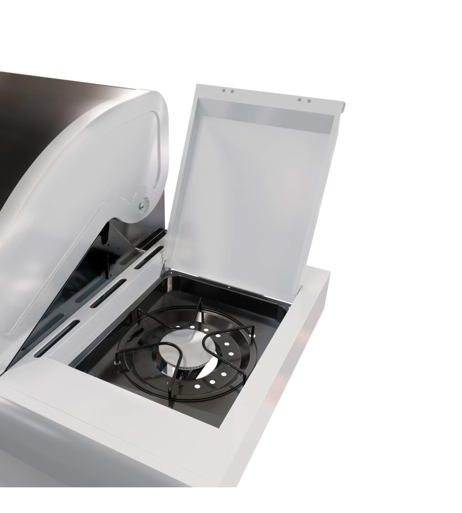 BARBECUE A GAS BARBECOOK "SIESTA 612" CON FORNELLO LATERALE 5 BRUCIATORI