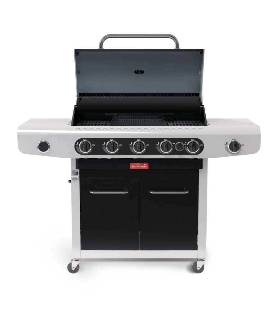 BARBECUE A GAS BARBECOOK "SIESTA 612" CON FORNELLO LATERALE 5 BRUCIATORI