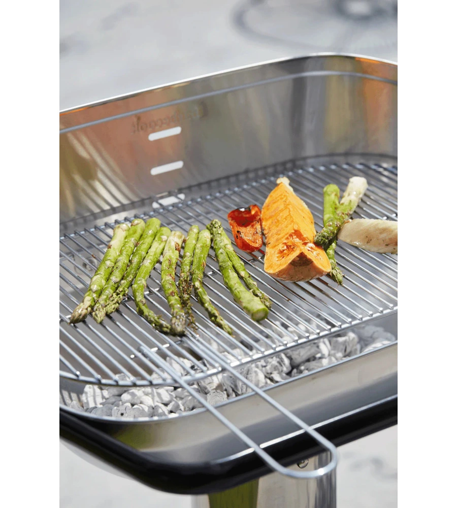 BARBECUE A CARBONELLA BARBECOOK "LOEWY 55" IN ACCIAIO INOX 55X33 CM