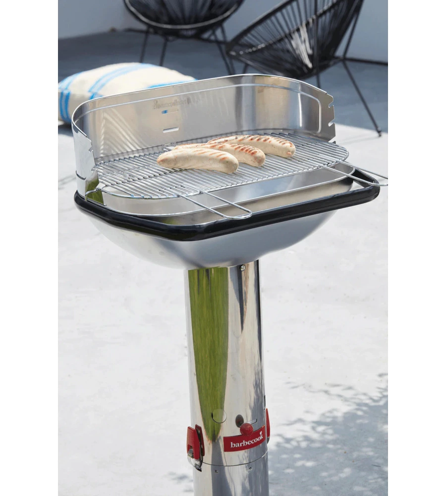 BARBECUE A CARBONELLA BARBECOOK "LOEWY 55" IN ACCIAIO INOX 55X33 CM