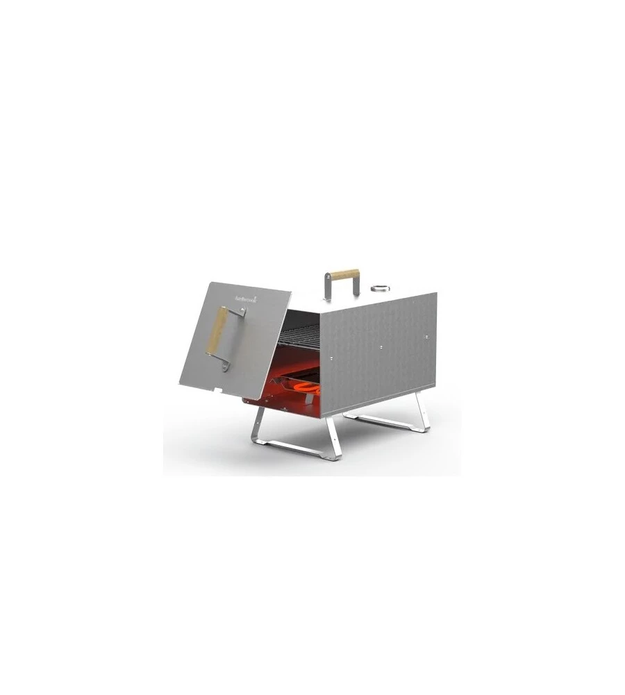 AFFUMICATORE ELETTRICO BARBECOOK "OTTO 2.0" IN ACCIAIO INOX 50,5X25,5X40,5 CM