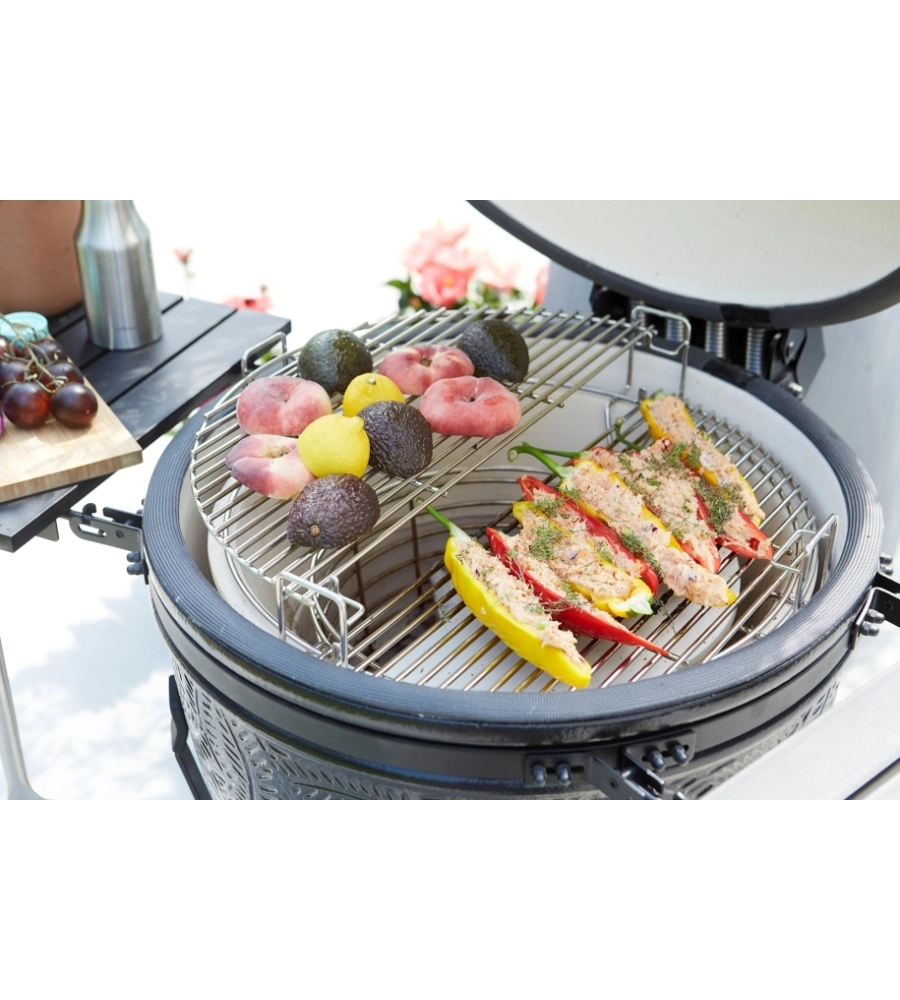 BARBECUE A CARBONELLA BARBECOOK "KAMADO KAMAL" CON TELO DI COPERTURA IN OMAGGIO E GRIGLIA 53 CM