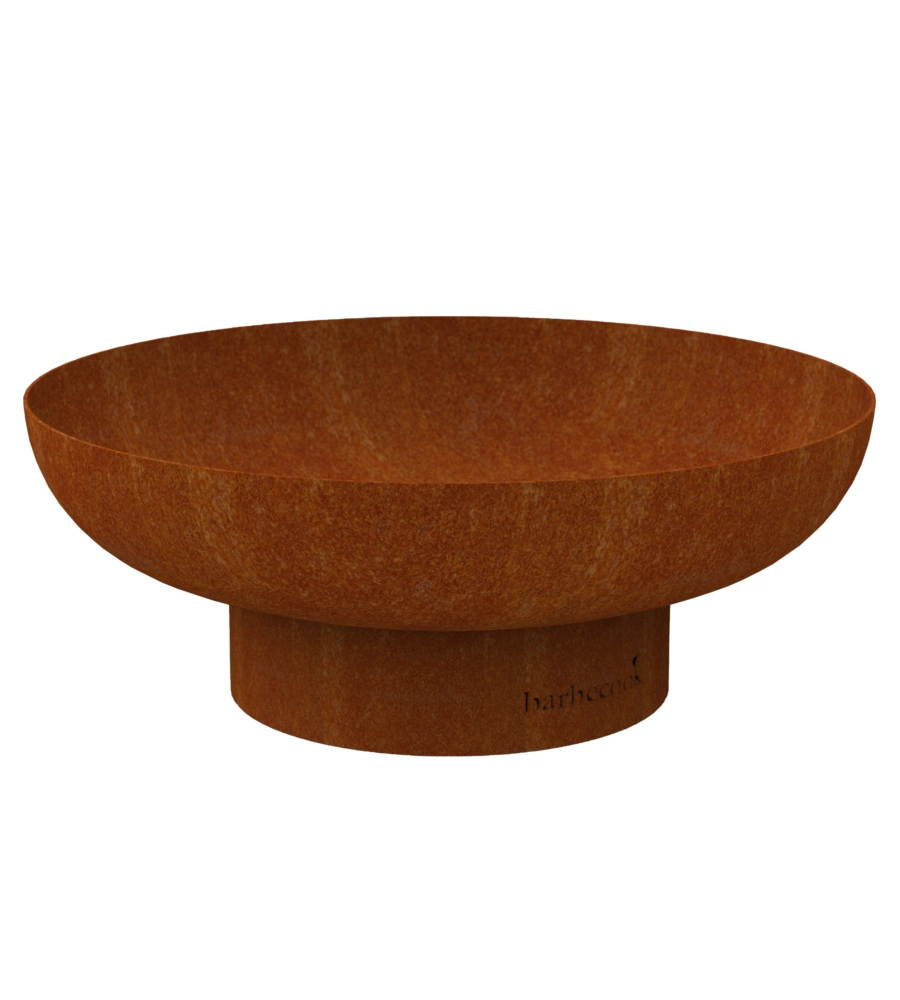 BRACIERE PER LEGNA BARBECOOK "JACK" IN ACCIAIO CORTEN, DIAMETRO 75 CM