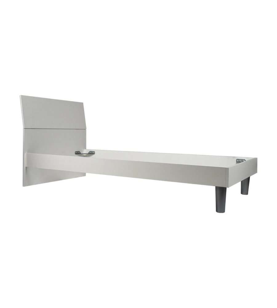 LETTO SINGOLO "GIOTTO" BIANCO 89,5X205X88 CM