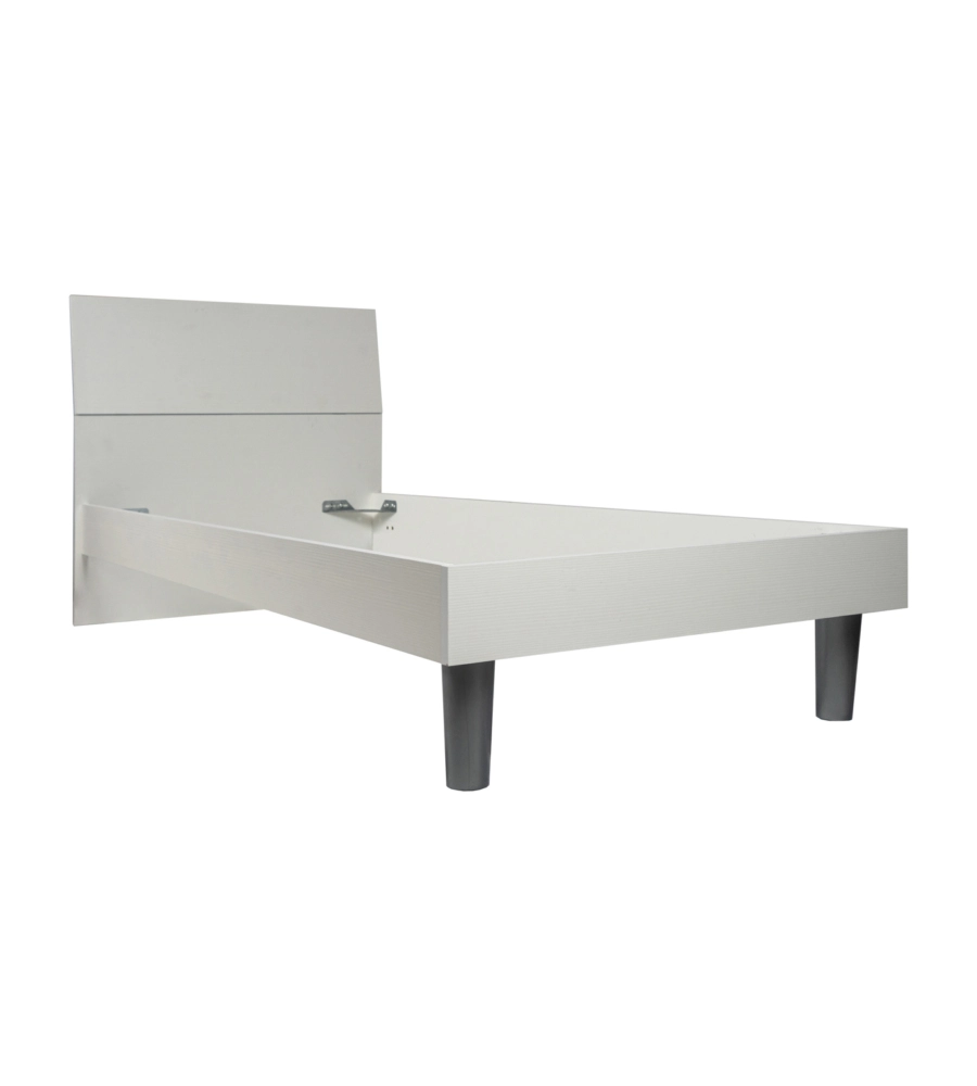 LETTO SINGOLO "GIOTTO" BIANCO 89,5X205X88 CM