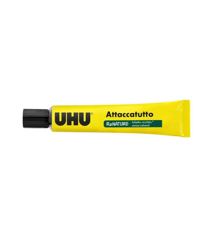 ATTACCATUTTO SENZA SOLVENTI UHU TRASPARENTE, 20 GR