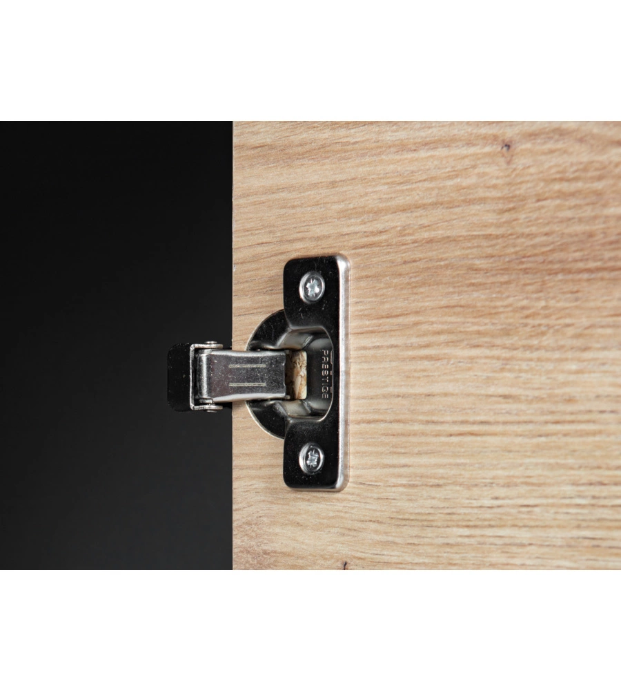 MOBILE PORTA TV 2 ANTE GRIGIO E QUERCIA, 180X41,6X49 CM