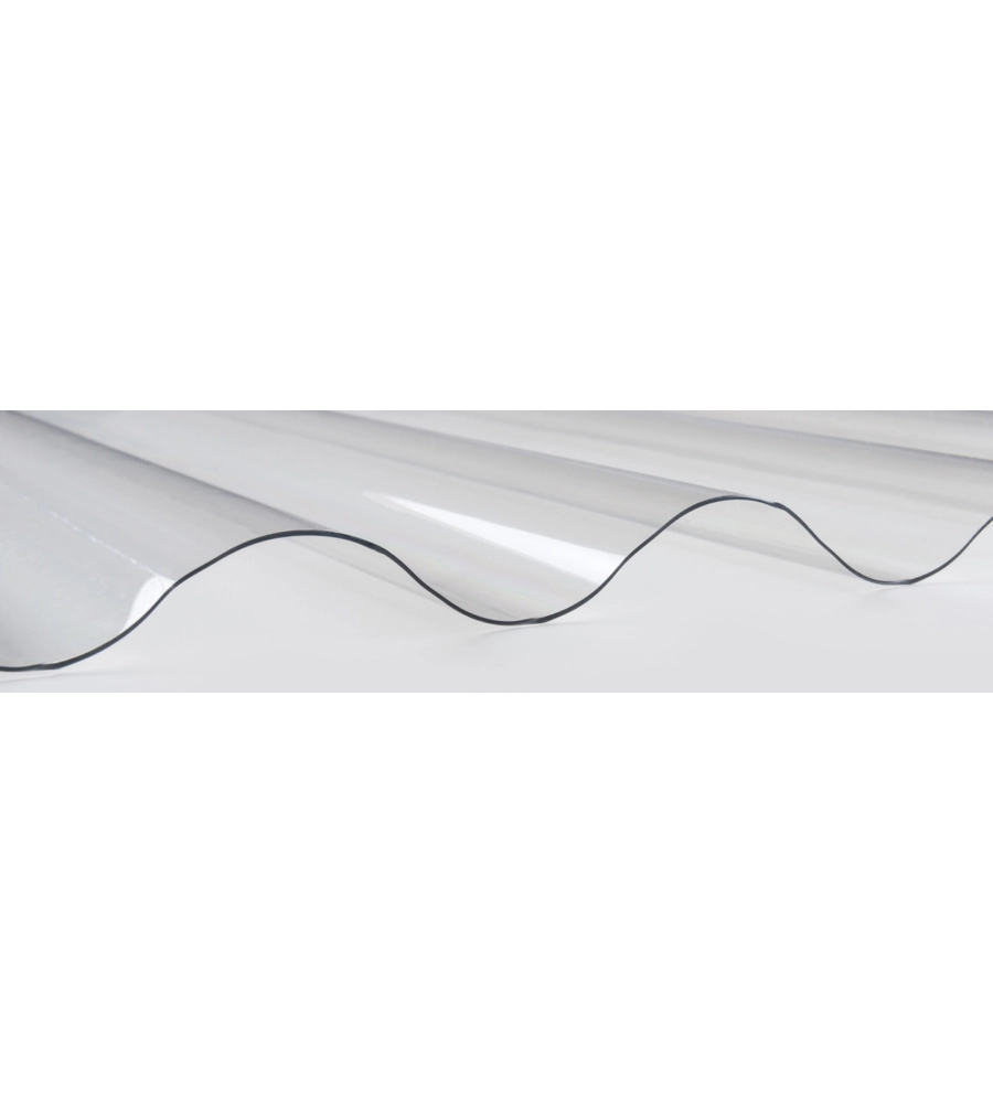LASTRA ONDULATA POLIKRIL LIGHT ONDA "76/18" SP. 0,5 MM, 90X120 CM
