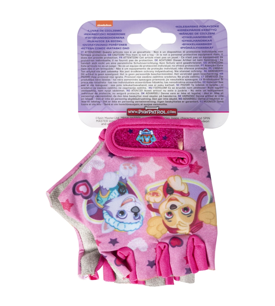 COPPIA DI GUANTI DA BICI "PAW PATROL GIRL" SENZA DITA