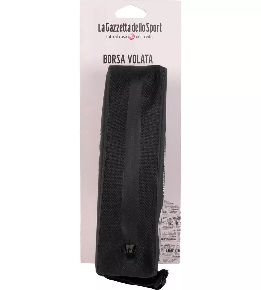 BORSA PER BICICLETTA GAZZETTA DELLO SPORT "VOLATA" IDROREPELLENTE, 7X9X21 CM