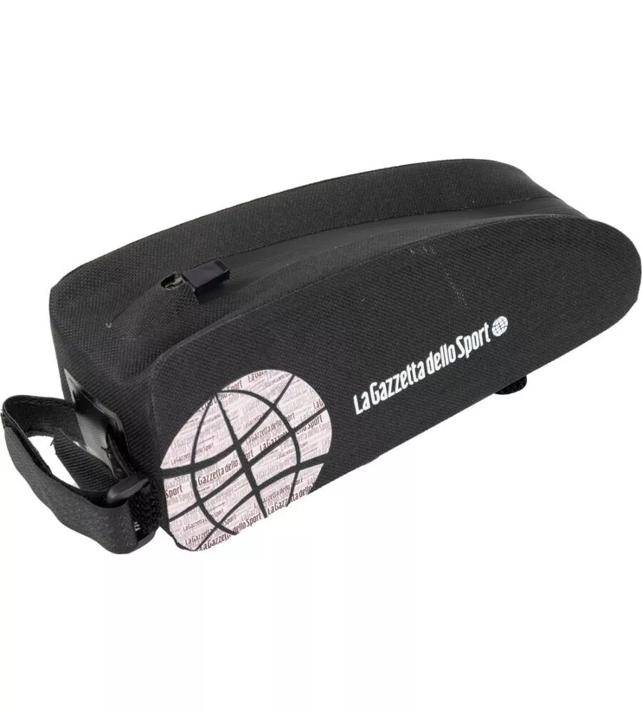BORSA PER BICICLETTA GAZZETTA DELLO SPORT "VOLATA" IDROREPELLENTE, 7X9X21 CM