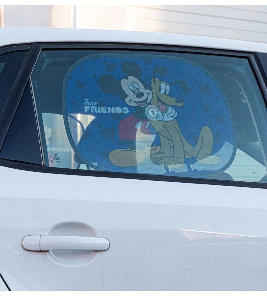 COPPIA TENDINE AUTO LATERALI "DISNEY MICKEY MOUSE" 44X35 CM