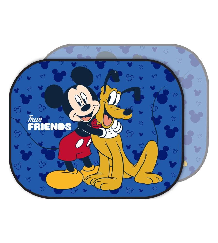 COPPIA TENDINE AUTO LATERALI "DISNEY MICKEY MOUSE" 44X35 CM