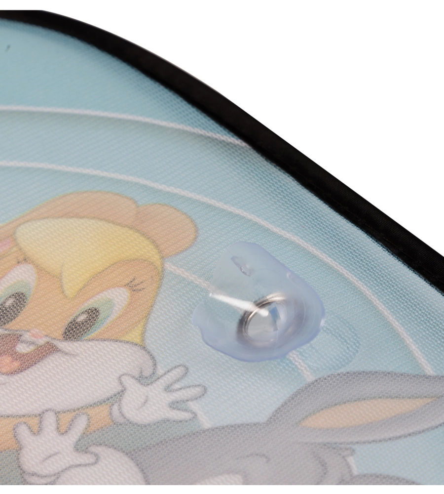 COPPIA TENDINE AUTO LATERALI "LOONEY TUNES" 44X35 CM