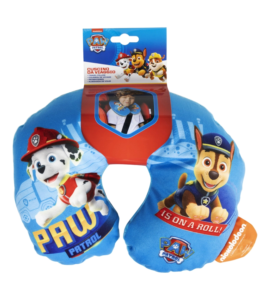 CUSCINO DA VIAGGIO "PAW PATROL BOY"