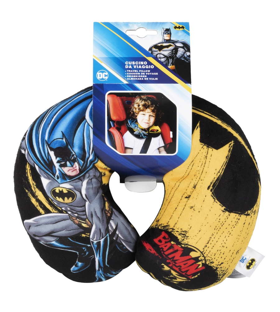 CUSCINO DA VIAGGIO "BATMAN"