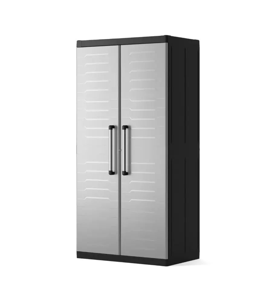 ARMADIO PORTASCOPE KETER "DETROIT" IN RESINA GRIGIO 89X54X182 CM