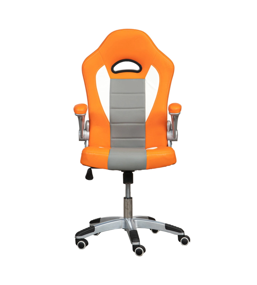 SEDIA GAMING "RIDER" ARANCIONE, 65X62X110 CM