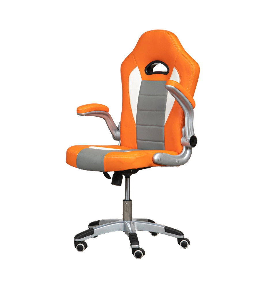 SEDIA GAMING "RIDER" ARANCIONE, 65X62X110 CM