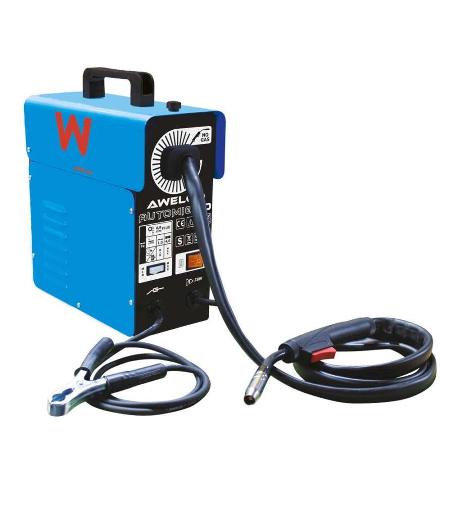 SALDATRICE A FILO MIG AUTOMATIC 130 NO GAS DIAMETRO BOBINA 100 MM - AWELCO