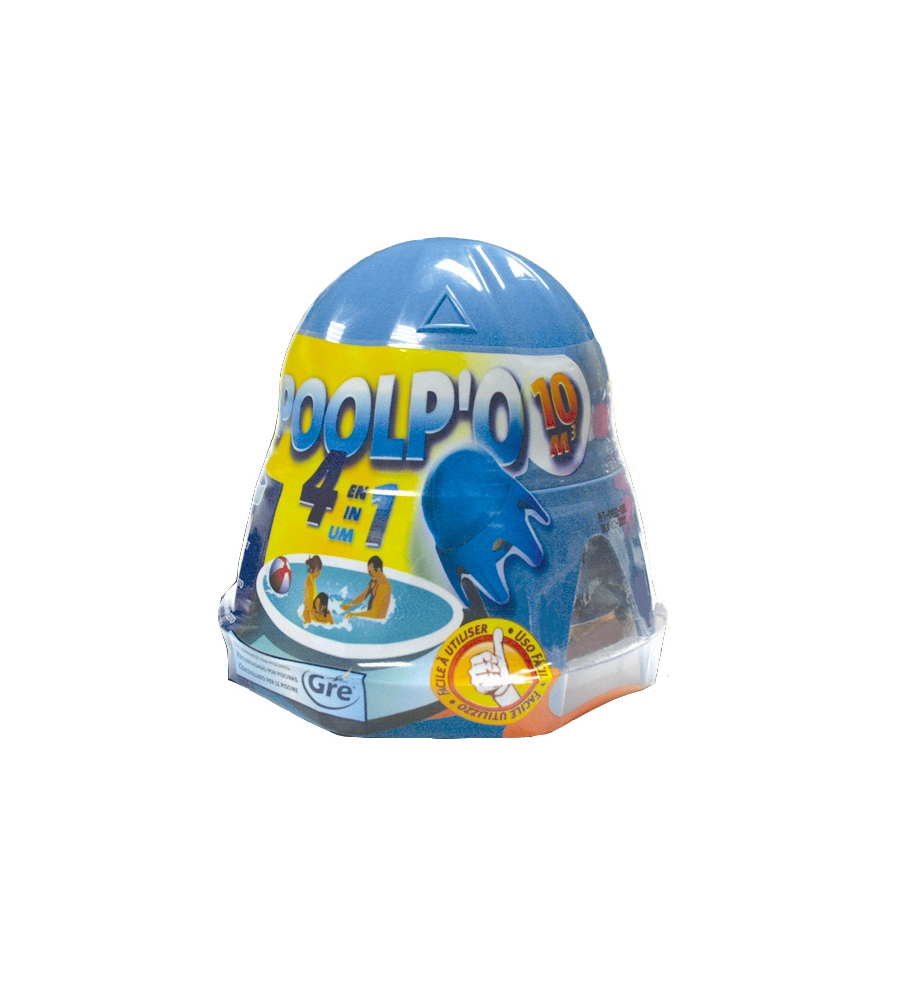 TRATTAMENTO PER PISCINE 4 IN 1 GRE "POOLPO NEW" DA 0 A 10 MQ 250 GR