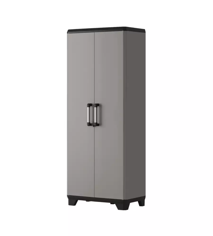ARMADIO ALTO KETER "SISTEMA NEW" IN POLIPROPILENE GRIGIO 68X39X173 CM