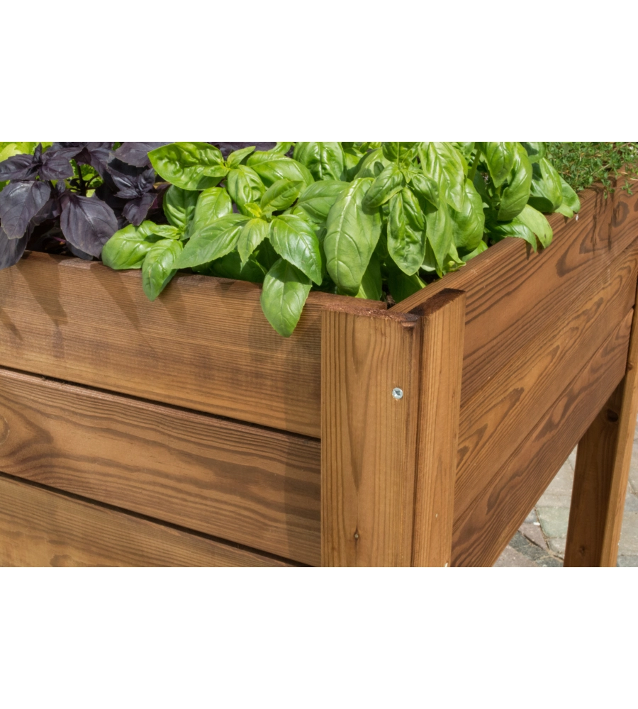 ORTO DA ESTERNO IN LEGNO APPLE SMALL, 80X80 CM